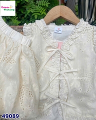 Set váy J&J kem dập hoa