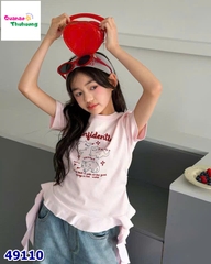 Áo hồng Fidently tua 2 bên