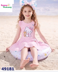 Set váy bơi hồng Kitty ôm gấu