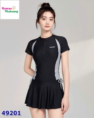 Set váy bơi Yuke đen sport