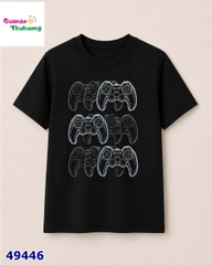 Áo thun đen máy chơi game