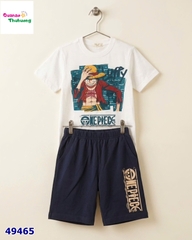 Bộ T&A trắng Luffy