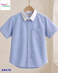 Áo sơ mi B2Kid xanh dương