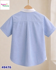 Áo sơ mi B2Kid xanh dương