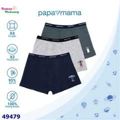 Set 3 chip Papa hình gấu