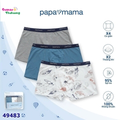 Set 3 chip Papa họa tiết vũ trụ