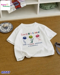 Áo trắng thêu hoa Sweettime