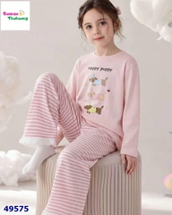 Bộ dài Qke hồng Happy Puppy 3 cún
