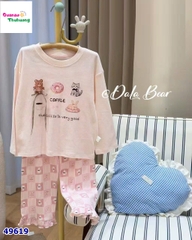Bộ Tobela dài hồng donut Coffle