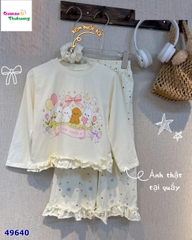 Bộ dài kem thỏ cún my cute world
