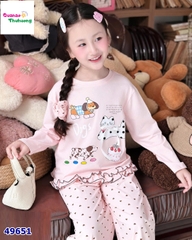 Bộ dài hồng cún và mèo
