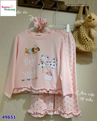 Bộ dài hồng cún và mèo
