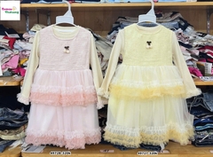 Set đầm hồng kèm nơ