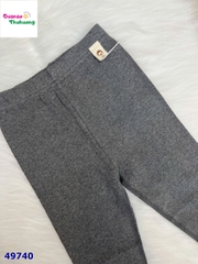 Legging xám đậm thêu trái tim