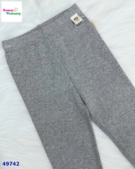 Legging xám nhạt thêu trái tim