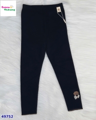 Legging đen thêu bông hoa