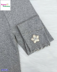 Legging xám thêu ngôi sao