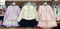 Set váy tutu tím, Cadigan tím thỏ