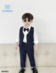 Set gile dài 4 món sọc đen - size 120