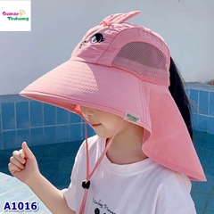 Nón đi biển hồng thỏ