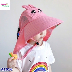 Nón đi biển hồng thỏ