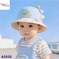 Nón vành xanh dương khủng long