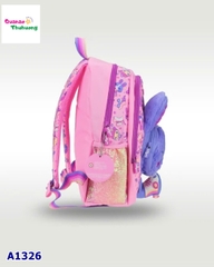 Balo hồng pony thỏ xanh 3D