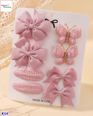 Set 8 Kẹp tóc Nơ Bướm