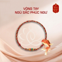 Vòng Tay Chỉ Ngũ Sắc Phúc Ngư