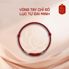 Vòng Tay Chỉ Đỏ Lục Tự Đại Minh Chú