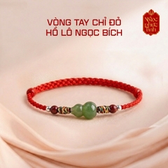 Vòng Tay Chỉ Đỏ Hồ Lô Ngọc Bích