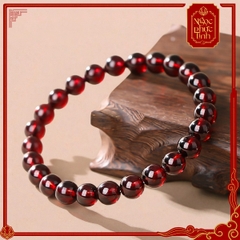 Vòng Tay Đá Hồng Ngọc 6mm
