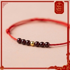 Vòng Tay Chỉ Đỏ Hồng Ngọc Lựu