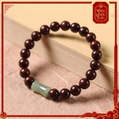 Vòng Tay Gỗ Tử Đàn Ngọc Bích Thanh Trúc - 8mm