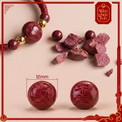 Vòng Tay Chỉ Đỏ Dây Kết 12 Hoa Giáp