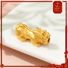 Vòng Tay Obsidian Ánh Bạc Tỳ Hưu Tài Lộc 10mm - Mệnh Mộc
