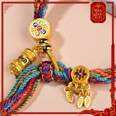 Vòng Tay Chỉ Ngũ Sắc Tây Tạng Lục Đạo Hộ Thân