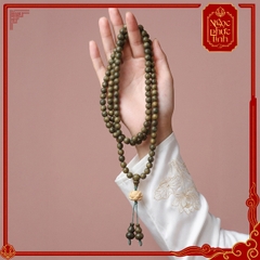 Vòng Tay Gỗ Đàn Hương 108 Hoa Sen