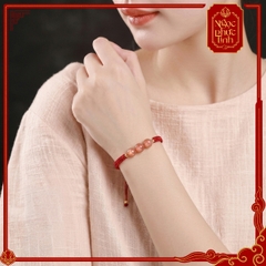 Vòng Tay Chỉ Đỏ Thạch Anh Dâu Tây