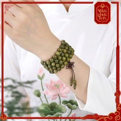 Vòng Tay Đàn Hương Xanh Tự Nhiên 108 Hạt