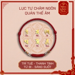 Vòng Tay Chỉ Đỏ Lục Tự Đại Minh Chú