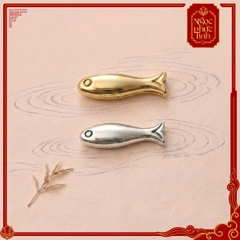 Vòng Tay Gỗ Tử Đàn Phúc Ngư Bạc - 6mm
