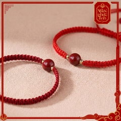 Vòng Tay Chỉ Đỏ Dây Kết Ngọc Châu Chu Sa