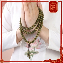 Vòng Tay Đàn Hương Xanh Tự Nhiên 108 Hạt