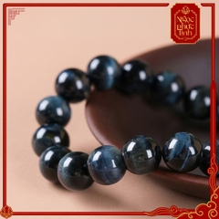 Vòng Tay Đá Mắt Hổ Xanh Kim Cang Chuỳ - 10mm