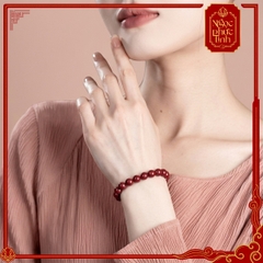 Vòng Tay Đá Chu Sa Tự Nhiên - 8mm