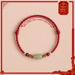 Vòng Tay Chỉ Đỏ Hồ Lô Ngọc Bích