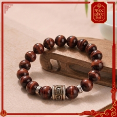 Vòng Tay Đá Mắt Hổ Đỏ Kinh Luân - 10mm