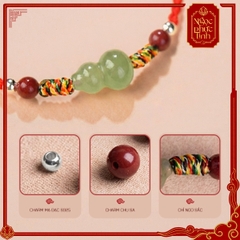 Vòng Tay Chỉ Đỏ Hồ Lô Ngọc Bích