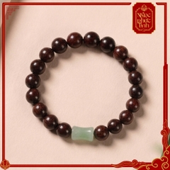 Vòng Tay Gỗ Tử Đàn Ngọc Bích Thanh Trúc - 8mm
